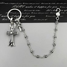 925純銀Chrome Hearts克羅心朋克十字架手鏈男潮牌霸氣個性復古手牌泰銀手鏈 歷史價格詳細信息