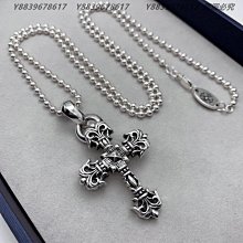 Chrome Hearts克羅心朋克十字架純銀項鏈男女款潮牌船錨口哨吊墜復古泰銀項鏈 歷史價格詳細信息