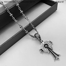 Chrome Hearts克羅心朋克個性雙層十字架吊墜歐美925純銀復古泰銀項鏈男潮女 歷史價格詳細信息