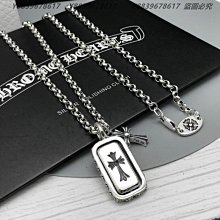 925純銀Chrome Hearts克羅心個性十字架項鏈潮人男女復古泰銀項鏈骰子吊墜子 歷史價格詳細信息
