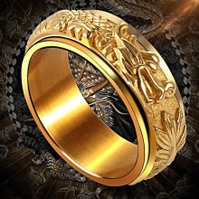 戒指 潮男指環 可轉動 食指戒 鈦鋼 防水不掉色 裝飾品 百搭潮流戒指-哈囉好物 歷史價格詳細信息