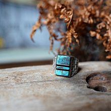 【天堂貨選物】已售出 Navajo銀匠Andy Cadman 蜘蛛網紋kingman 3松石打印手環 歷史價格詳細信息