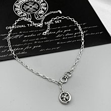 925純銀Chrome Hearts克羅心個性十字架項鏈潮人男女復古泰銀項鏈骰子吊墜子 歷史價格詳細信息