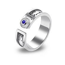 【特價】銀戒指男 單身純銀 999足銀男士開口戒子 個性時尚潮福字活口尾戒-欣晴百貨 歷史價格詳細信息