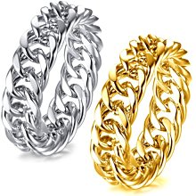 《 QBOX 》FASHION 飾品【RRC-613】精緻個性素面莫比烏斯彎曲鈦鋼戒指/戒環(三色) 歷史價格詳細信息