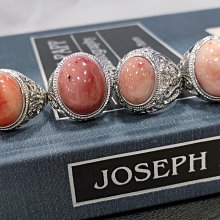 英國帶回古董海外迴流天然翡翠玉石玫瑰花朵925純銀戒指指環古董古物 歷史價格詳細信息