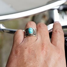 【天堂貨選物】已售出 Navajo銀匠Andy Cadman 蜘蛛網紋kingman 3松石打印手環 歷史價格詳細信息