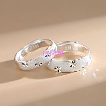 999純銀 情侶戒指一對 滿天星 男女戒 小眾設計 高級感 開口戒指 送女友生日禮物 歷史價格詳細信息