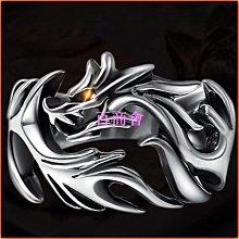 925 銀戒指 泰銀 復古 龍戒指 開口可調整 神龍 生肖 男女指環 歷史價格詳細信息