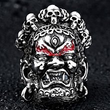 黑曜石戒指男潮個性霸氣精神小夥單身炫酷戒子潮流送男生禮物 歷史價格詳細信息