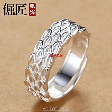 龍戒足銀999 民族風 男式寬面心經純銀手飾復古做舊節日禮物 歷史價格詳細信息