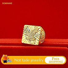 越南沙金戒指男士霸氣發財福四方型活口鍍金厚指環久不掉色 然玉石扳指 大拇指玉扳指 招財戒指 扳指【精選百貨店】 歷史價格詳細信息