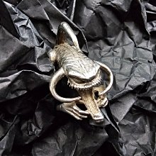 .。○☆艾薇拍賣廣場【日本購入 純銀 立體 狼人 戒指(厚板) 早期收藏】 歷史價格詳細信息