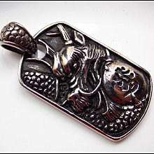 鈦鋼吊墜文殊菩薩心咒文殊八字大威德掛件首飾掛件 歷史價格詳細信息