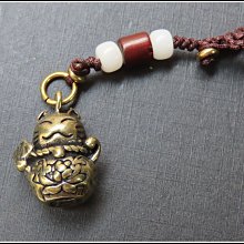 招財貓掛件手工門鈴鐺日式系和風店鋪開業招財可愛復古掛飾銅風鈴 歷史價格詳細信息