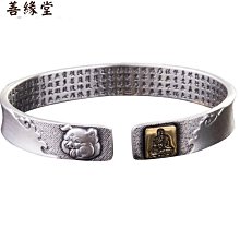 男士銀鐲 擁有銀飾雕刻工藝二十多年的老師傅傳統手工鏨刻寬葉銀63 歷史價格詳細信息