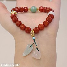 熱賣天然紅瑪瑙手機鏈掛件本命年高檔手腕繩短防丟手機掛繩BagBagU盤掛（滿300出貨） 歷史價格詳細信息