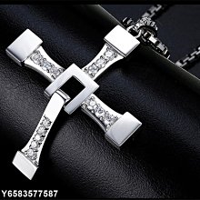 項鏈男 十字架鈦鋼項鏈 男社會個性學生吊墜韓版嘻哈配飾 歷史價格詳細信息