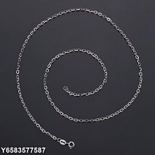 【熱賣精選】銀鏈項鏈男款男潮鎖骨鏈女粗長男士鏈子無吊墜素鏈999足銀 歷史價格詳細信息