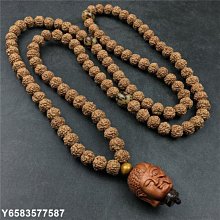 108顆佛珠雷棗木玉化手串珠子手持男女佩戴盤玩朝念珠 歷史價格詳細信息
