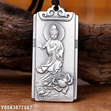 熱賣吊墜觀音托空托S925純銀未鑲嵌翡翠玉石男女佛瑪瑙配件項鏈墜特艾超夯 精品 歷史價格詳細信息