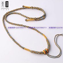 泰國佛牌繩原創設計手工編織diy唐卡玉石吊墜繩可調節鈦鋼快拆扣-沐陽家居 歷史價格詳細信息