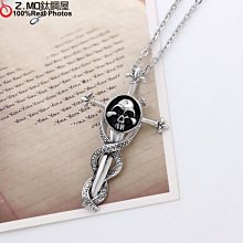 歐美鈦鋼項鍊潮軍牌男士個性簡約雛菊吊墜嘻哈不鏽鋼配飾小熊吊飾-鴻運飾品 歷史價格詳細信息