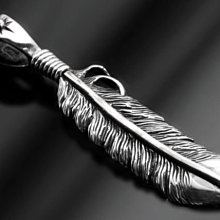 【創銀坊】獵人 羽毛 黃銅 銅 墜子 老鷹 民族風 復古 印第安 哈雷 goro's 皮繩 手工 項鍊 (P-5402) 歷史價格詳細信息