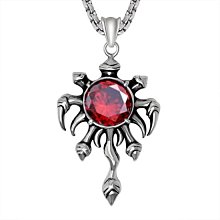 《 QBOX 》FASHION 飾品【C10BP8-114】精緻個性佛教法器金剛杵鑄造鈦鋼墬子項鍊 歷史價格詳細信息