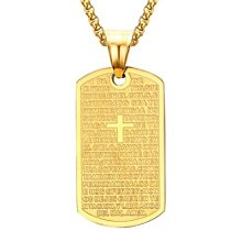 十字架聖經文鈦鋼戒指-黑色 歷史價格詳細信息