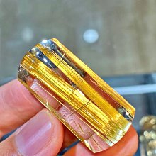 天然鈦晶無事牌吊墜 18k金鑲嵌扣頭，晶體乾淨明亮！裸石24.3*16.8*6.9mm 歷史價格詳細信息