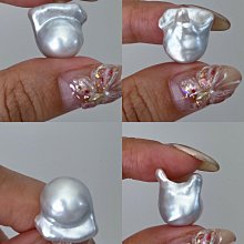 海水澳白藍血貴族巴洛克珍珠吊墜純銀萬能扣 -891 歷史價格詳細信息