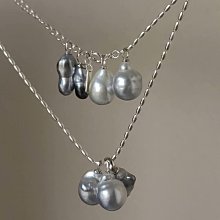 天然異形巴洛克紫珍珠戒指女小眾設計時尚個性獨特開口樹葉手飾 歷史價格詳細信息