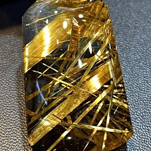 天然鈦晶無事牌吊墜 18k金鑲嵌扣頭，晶體乾淨明亮！裸石24.3*16.8*6.9mm 歷史價格詳細信息