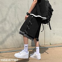 【熱賣精選】別針花朵寬松襯衫男女超火cec湖藍色襯衣純色百搭學生半袖上衣潮 歷史價格詳細信息