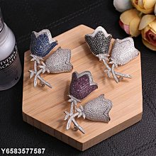 【熱賣精選】別針花朵寬松襯衫男女超火cec湖藍色襯衣純色百搭學生半袖上衣潮 歷史價格詳細信息