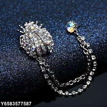 胸針 別針 個性鏈條胸針男潮流高檔大衣西裝別針配飾男士領針襯衣領口裝飾 男士胸針 西裝胸針-寶島百貨 歷史價格詳細信息