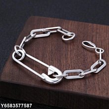 925純銀精選手鍊,立體如意,條紋造型,男性,中性,手鍊,長約21cm,寬約0.6cm 歷史價格詳細信息