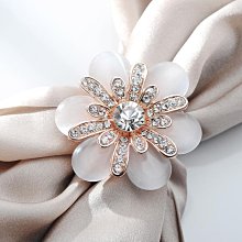 山茶花絲巾扣小眾設計高檔女百搭胸衣角扣高端配飾圍巾方巾扣環~告白氣球 歷史價格詳細信息