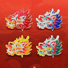 2024年新款龍年胸金屬徽章配飾可愛卡通本命年裝飾品新年元旦女~告白氣球 歷史價格詳細信息