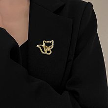 小狐貍胸男女情侶可愛日系金屬徽章別配飾衣服學生書包包裝飾~告白氣球 歷史價格詳細信息