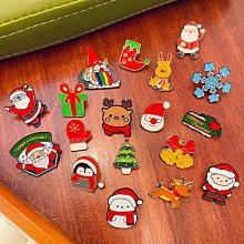 圣誕胸2024新款新年節日平安夜小禮物裝飾可愛卡通金屬徽章配飾~告白氣球 歷史價格詳細信息