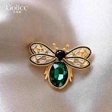胸針 別針 蜜蜂胸針女高檔胸花韓國奢華大氣質徽章裝飾別針創意百搭衣服配飾 衣服配飾-寶島百貨 歷史價格詳細信息