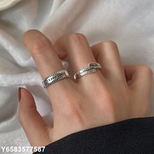 【熱賣精選】戒指男潮ins嘻哈輕奢小眾設計復古指環時尚個性情侶對戒手飾 歷史價格詳細信息