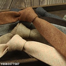 灰色棕色復古咖色黑色棉質領帶手打韓版6CM 窄版純色學院休閑百搭 歷史價格詳細信息