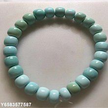天然原礦綠松石圓珠手串單圈無優化手鍊網花均勻完美高瓷圓潤飽滿 歷史價格詳細信息