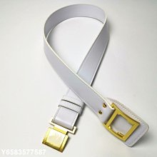 【熱賣精選】白色皮帶男士自動扣個性腰帶韓版潮人高爾夫發型師休閑褲帶 歷史價格詳細信息