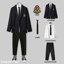 【熱賣精選】DK制服男正版套裝夏季短袖白襯衫百搭寬松學生潮流情侶jk襯衣班服 歷史價格詳細信息