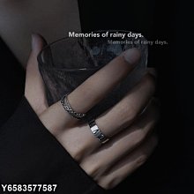 【熱賣精選】戒指男潮ins嘻哈輕奢小眾設計復古指環時尚個性情侶對戒手飾 歷史價格詳細信息