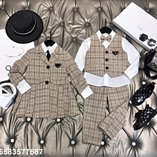 精選男童洋氣背帶褲套裝2024新款寶寶春裝兒童春季運動童裝男 歷史價格詳細信息